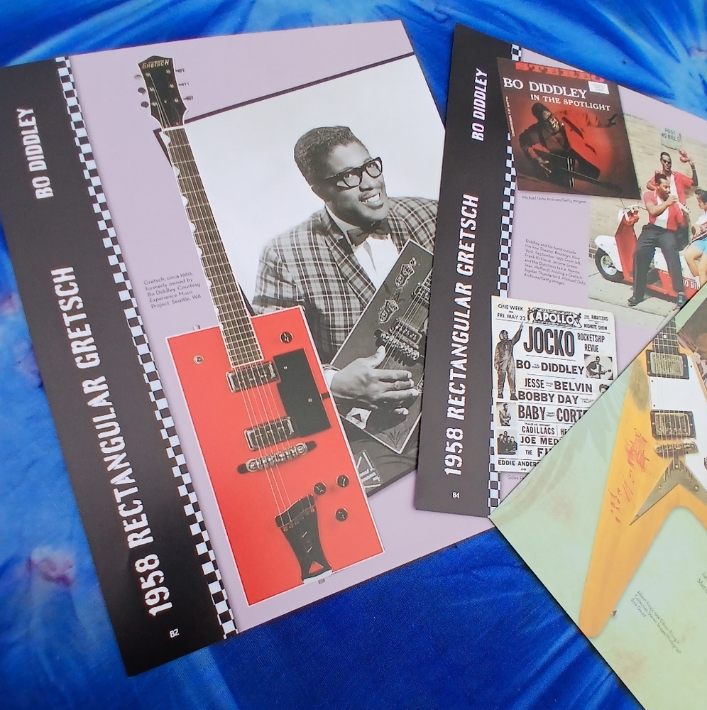 Bo Diddley Vintage Guitar Rhythm and Blues Detroit Motown Chicago Memphis Blues